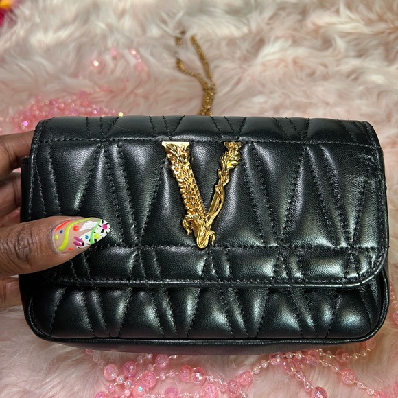 Versace Virtus Mini Bag. Authentic. Well kept in provided dust bag. - Picture 1 of 6